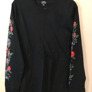 Hollister long sleeve flower patterned T-Shirt
